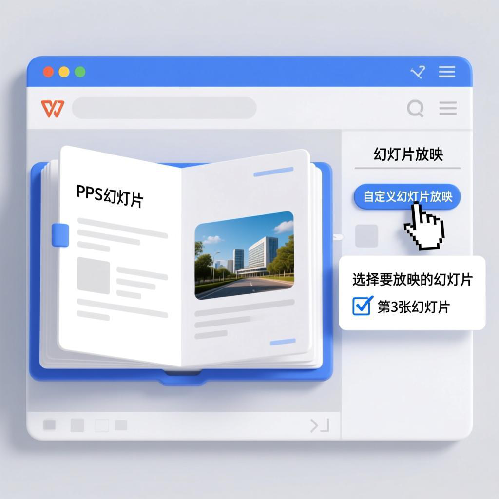 WPS PPT如何单独放映一张幻灯片教程？