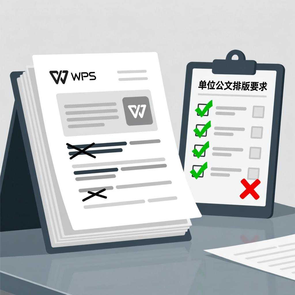 如何解决WPS文档公文排版格式与单位要求不符？